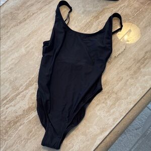 SKIMS Black One-Piece Swimsuit